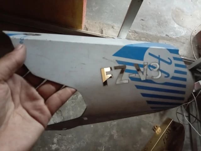 YAMAHA FZ-S V3 Motorcycle Silencer Cover Golden Color