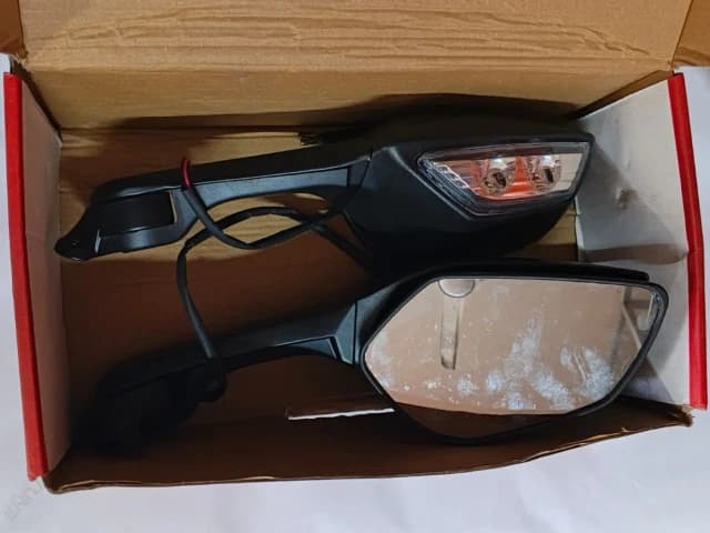 Universal Bike Mirror LED Turn Signal Mirror For Universal