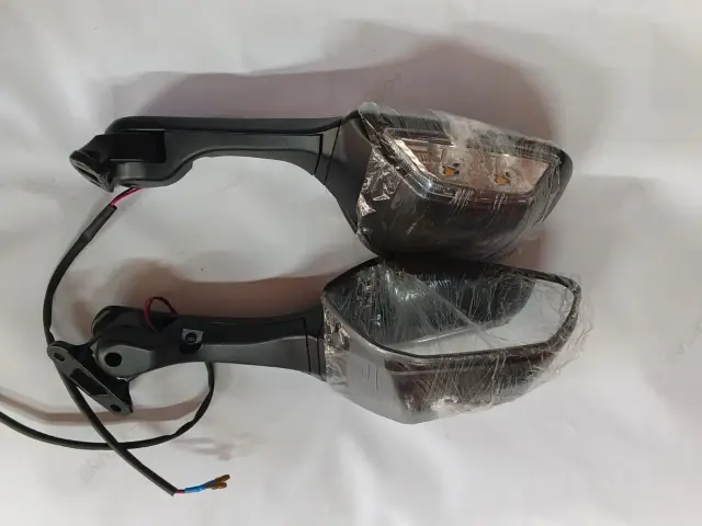 Universal Bike Mirror LED Turn Signal Mirror For Universal